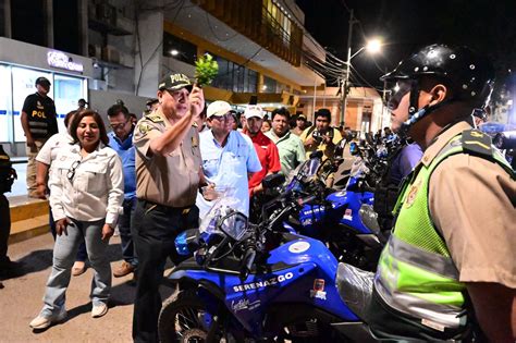 Piura Compran Motocicletas Para Repotenciar Patrullaje Integrado