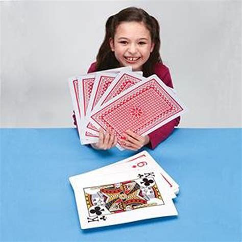 Spades cannot be led unless played previously or player to. Jumbo Playing Cards 8 x 12 Inch Giant Size and Print New ...