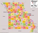 Missouri State Map | USA | Maps of Missouri (MO)