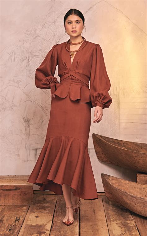 Rochas Oward One-Shoulder Silk-Satin Midi Dress in 2019 | fashion women ...