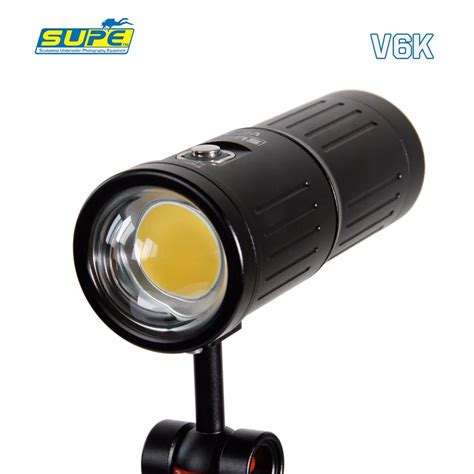 Supe V6k 12000lum Studio Cob Led Diving Light Underwater Photography