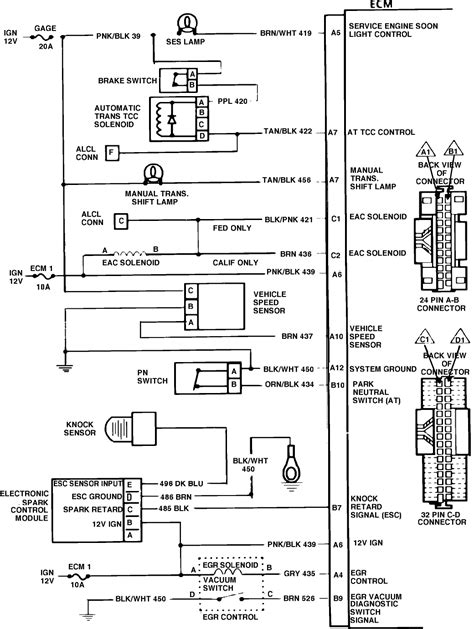 1a and 1c contact form available. I need the wiring harness diagram for the computer to engine compartment for my 1986 chevy s10 ...