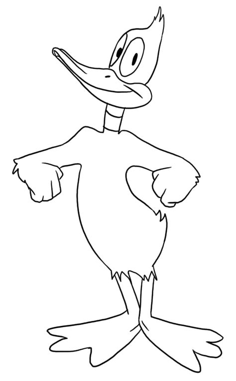 Daffy Duck Free Coloring Pages