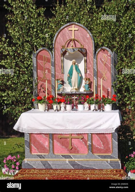 Corpus Christi Altar Stock Photo Alamy