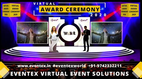Virtual Award Ceremony Solutions By Eventex 91 9742332211 Youtube