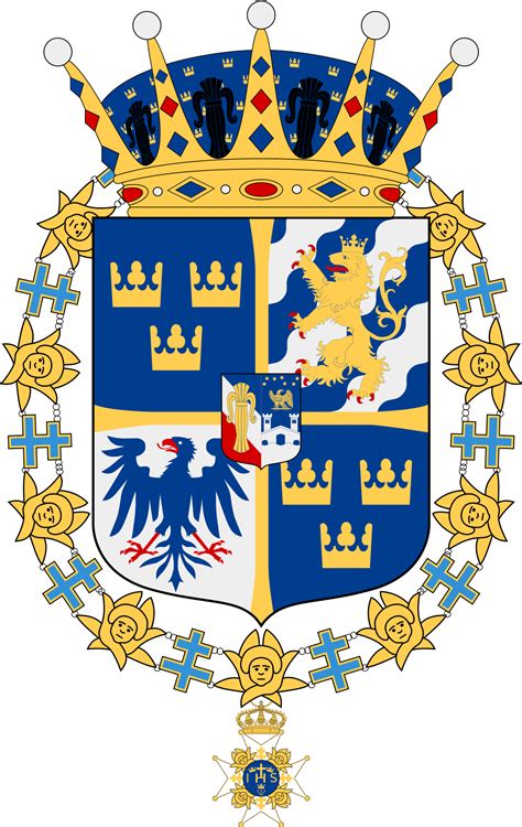 Fileprins Carl Philip Vapen Med Serafimerordensvg Wikimedia Commons