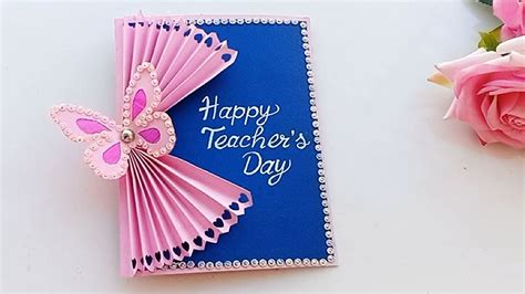 Diy Teachers Day Card Handmade Teachers Day Card Making Idea Youtube