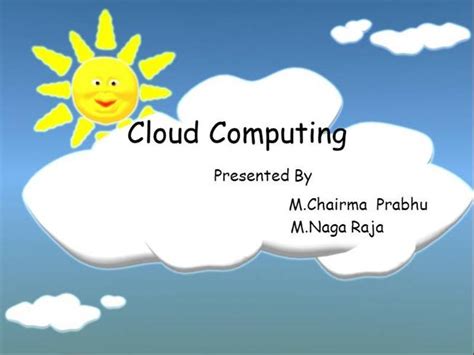 Then this free powerpoint template and google slides theme is what you are looking for. Cloud Computing |authorSTREAM