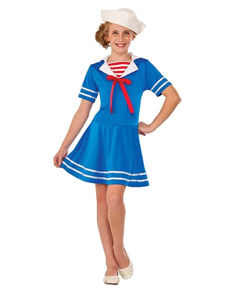 Sailor Girl Child Costume S For Mardi Gras Horror