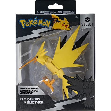 Jual Pokemon Select Zapdos Super Articulated Action Figure Wct Jazwares