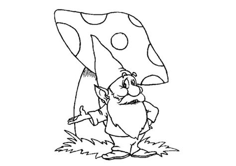 Christmas Gnome Simple Gnome Coloring Pages Coloring And Drawing