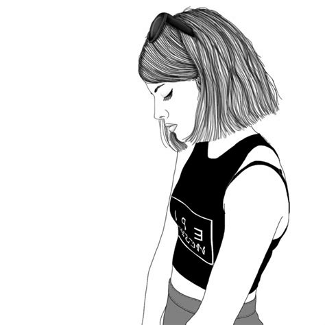 Coloriage de fille swag impressionnant ado elegant 30 beau. 1001 Photos De Dessin Noir Et Blanc Qui Vont Vous Aider