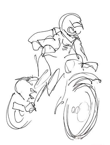 Rider Drawing At Getdrawings Free Download