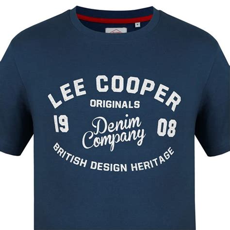 Lee Cooper Cooper Logo T Shirt Mens Regular Fit T Shirts