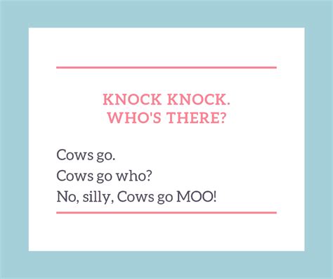 Knock Knock Jokes For Kids That Will Make Them Laugh