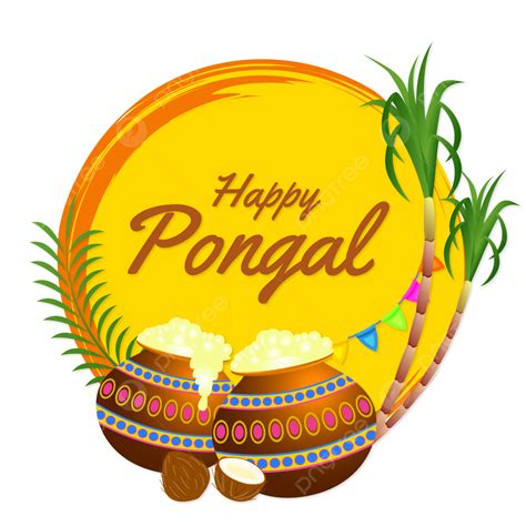Pongal Indian Hindu Harvest Fruit Festival Greetings Happy Pongal