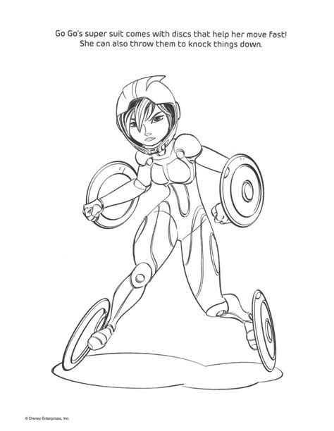 This big hero 6 coloring pages to print features aunt cass with the hamada brothers, tadashi, and hiro. Big Hero 6 Coloring Page - Big Hero 6 Photo (37733024 ...