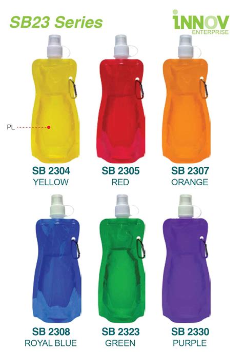 Custom Company Water Bottles Singapore 6 Different Vibrant Colours To