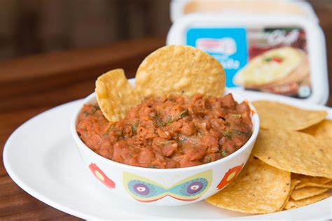 Quick And Easy Chilli Bean Dip Recipe With Chips By Archanas Kitchen