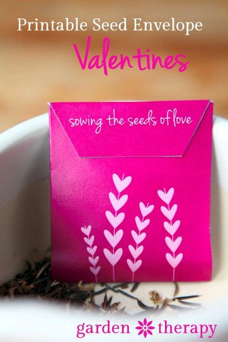 Free Printable Seed Envelope Valentines My Funny Valentine Love