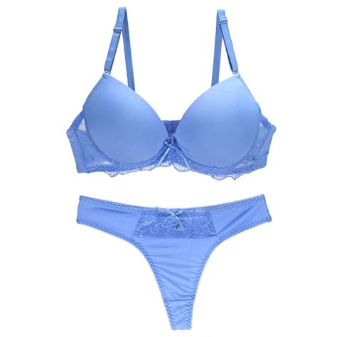 womens lace bra set underwear lingerie padded push up bra brief 8 10 12 22 bcde ebay