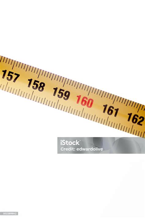 Measuring Tape Ruler Cm Numbers 160 Stock Photo Download Image Now