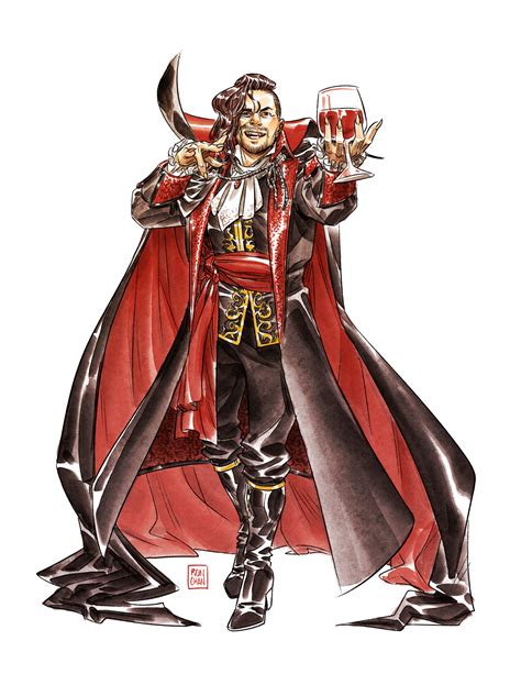 Ron Chan On Twitter I Was Commissioned To Draw Shinsuken As Dracula From Castlevania The