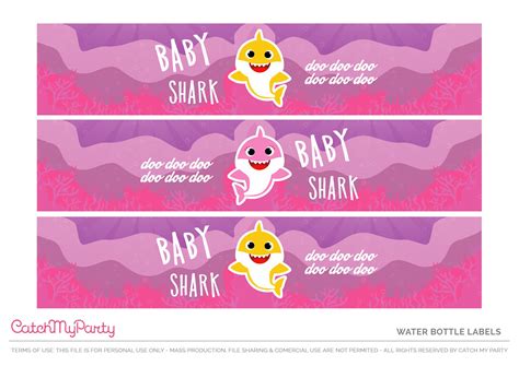 Download These Fun Free Baby Shark Party Printables Now The Catch