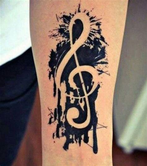 Making a tattoo is a very responsible decision in the life of those that want to have it. 15 Excellent Musical Tattoo Designs