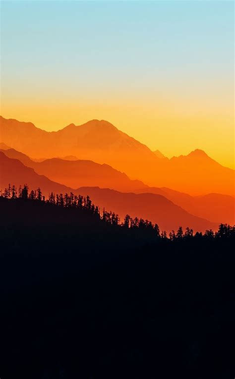 950x1534 Himalayas Mountains Nepal Silhouette Wallpaper Mountain