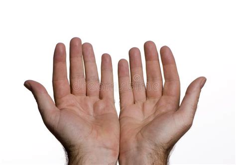 Open Hands A Man Reaches Upward With Open Hands Aff Man Hands