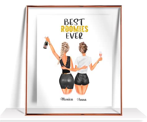 Dorm Wall Decor Roommate Graduation Gift Roomie Print Roomies - Etsy