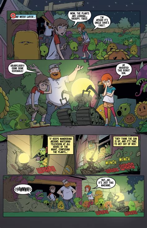 Comic Book Review Plants Vs Zombies Grown Sweet Home