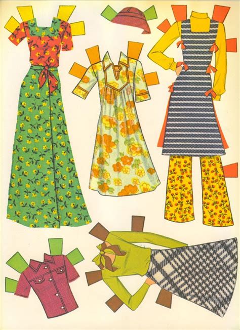 Vintage Clothing Blog Shes A Doll 70s Paper Doll Fashions