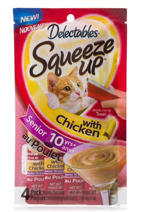 Hartz Delectables™ Chicken Senior 10 Yrs Squeeze Up™ Cat Treat