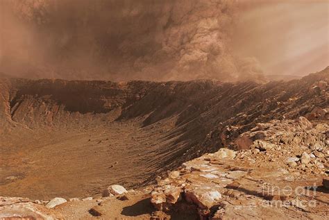 Martian Dust Storm Photograph By Mark Garlickscience Photo Library