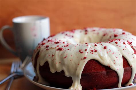 Red velvet cake flavor is outstanding that i find the cake to be most sought after in a bake shop. Red Velvet Bundt Cake with Cream Cheese Icing - Erren's ...