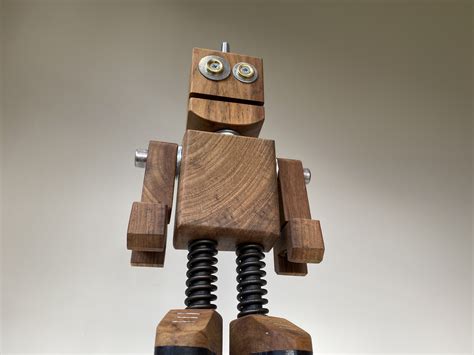 Stewbot Wood Robot Wooden Toys Wooden
