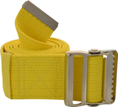Secure® 60 Yellow Gait Belt W Metal Buckle Belt Clipart Large