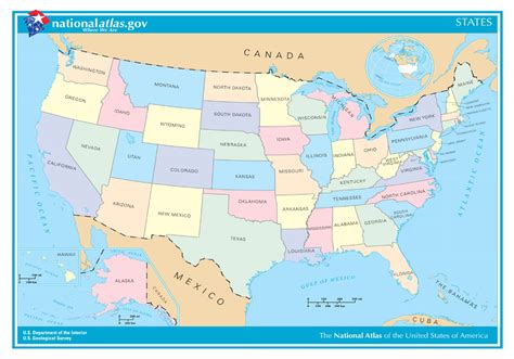 United States Maps Legends Of America