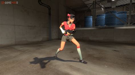 Femscout With Shorts Tf2 Skins Scout Gamemodd