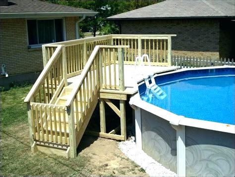 5) 24 foot above ground pool deck plan. Image result for deck plans for round above ground pools ...