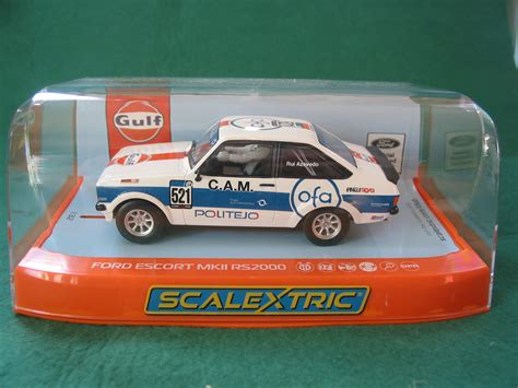 Street And Rally Scalextric C4150 Ford Escort Mk2 Rs2000 Gulf Edition Car