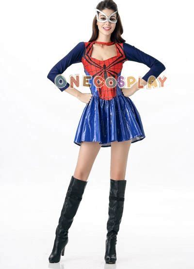 Super Hero Movie Spiderman Cosplay Costumes Woman Sexy Spider Man Fancy Dress For Halloween Party