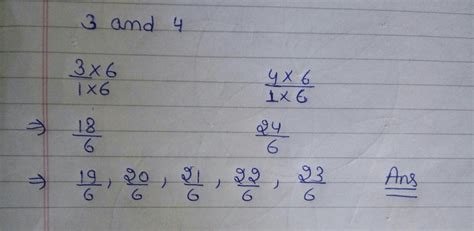 Find 6 Rational Numbers Between 3 And 4