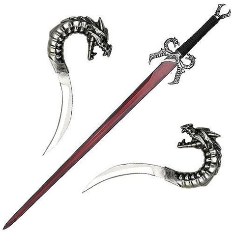 Dragons Breath Fire Medieval Fantasy Sword W Pla 4895 Dragon