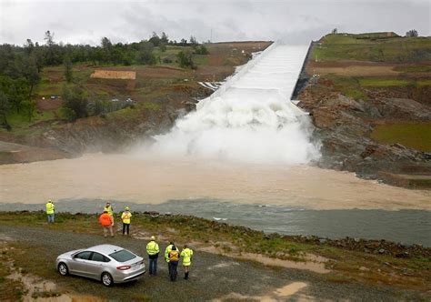 Photos Oroville Dam Spillway Used For First Time Since Rebuild Chico Ca Patch