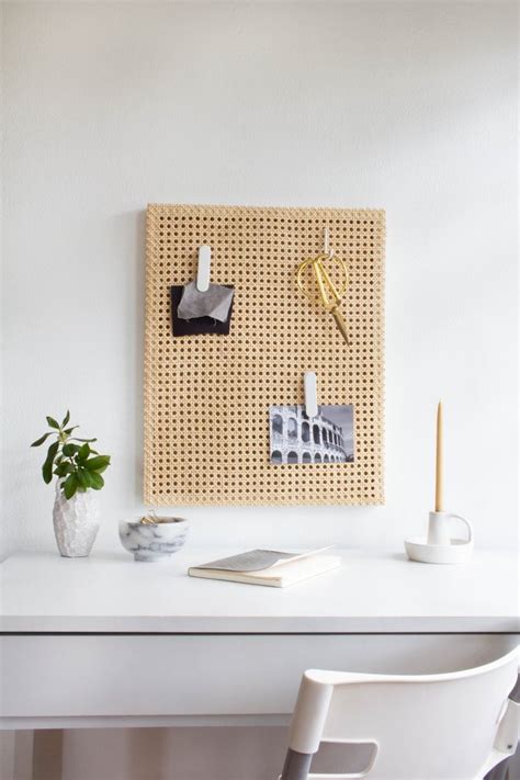 Create A Chic Cane Memo Board Using An Ikea Frame Flipboard