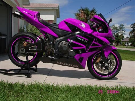 Love The Purple Honda Cbr600 Honda Motorcycles Sport Bikes Sports