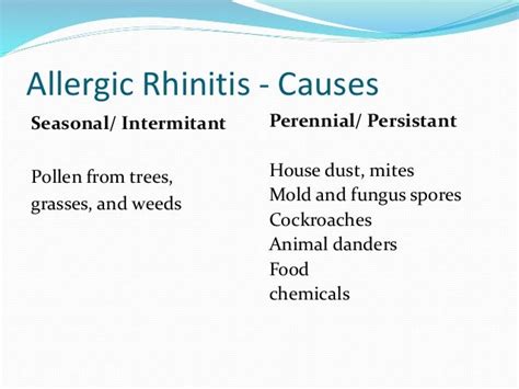 Allergic And Non Allergic Rhinitis